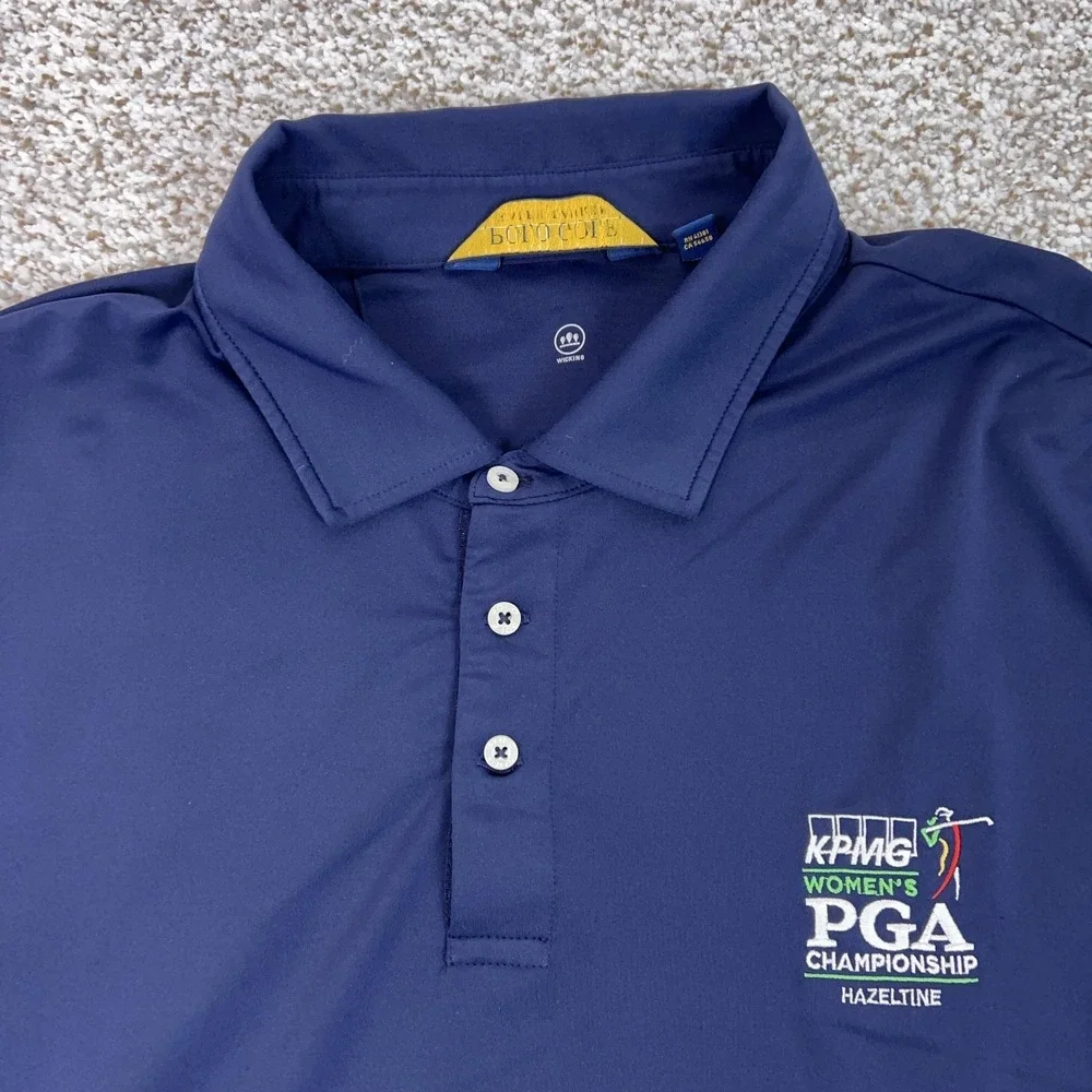 Polo Golf Ralph Lauren Mens Shirt‎ Mens XXL Navy Blue Golf LPGA Championship